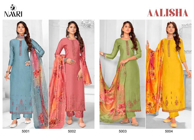 Aalisha By Rsf 5001-5004 Designer Salwar Suits Catalog